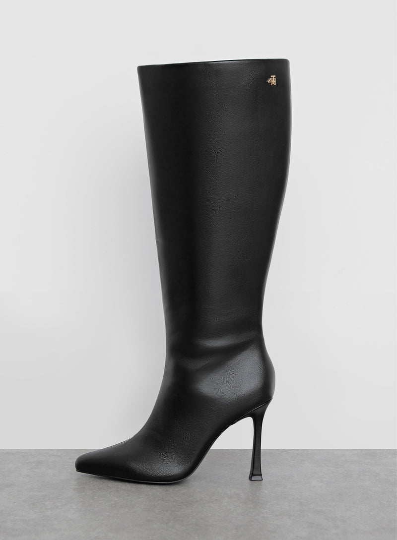 Women's Boots | ZARA United States | Knee high boots, Knee high leather  boots, Wide leg boot