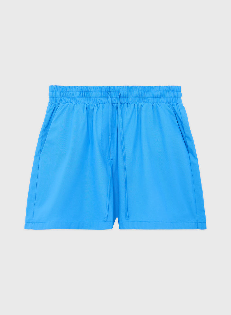 Blue Elasticated Relaxed Short – Alice