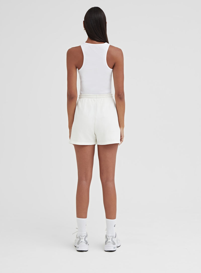 Women's Cream Sustainable NYC Short | Lori | 4th & Reckless