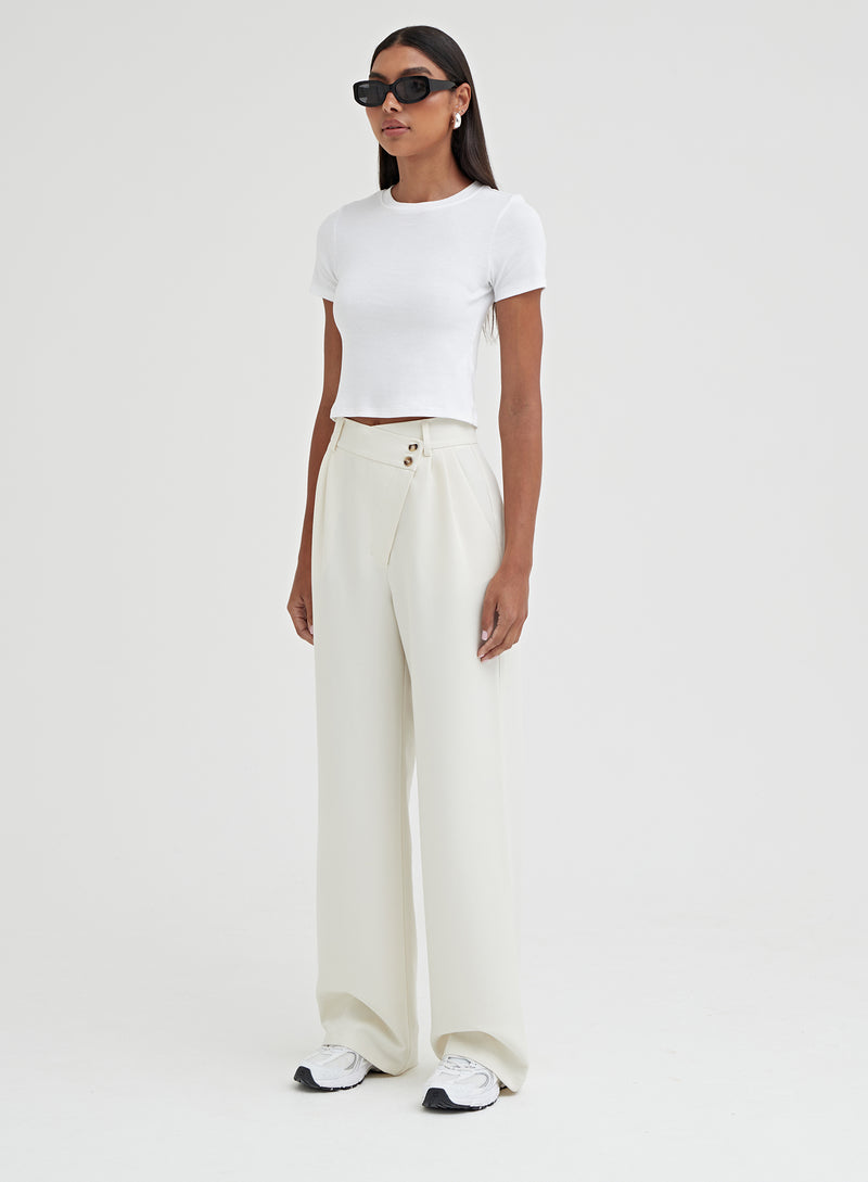 Crepe Wide-Leg Utility Pant in Cargo & Utility Pants | Vince